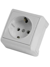 Viko Vera Sıva Üstü Topraklı Priz Beyaz (Çerçeveli) 90681008 (12 Adet) - 3