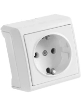 Viko Vera Sıva Üstü Topraklı Priz Beyaz (Çerçeveli) 90681008 (12 Adet) - 4