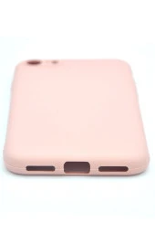 iPhone 7 / 8 Uyumlu Düz Renk Esnek Yumuşak Silikon Kılıf  Rubber Pembe thumbnail 4