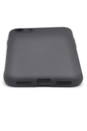 iPhone 7 / 8 Uyumlu Düz Renk Esnek Yumuşak Silikon Kılıf  Rubber Siyah thumbnail 4