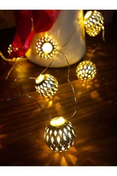 BY-LAMP Gümüş Top Led Işıkları - 2