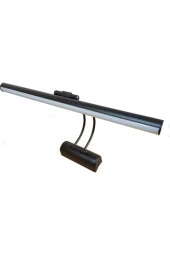 BY-LAMP Siyah Ayna Üstü 50 Cm Led Banyo Aplik Duvar Ayna Resim Tablo - 3