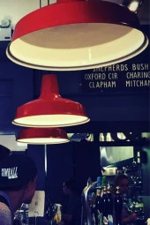 BY-LAMP Sarkıt Avize Kırmızı Renk Ofis Mutfak Restoran Cafe Tavan Aydınlatması - 2