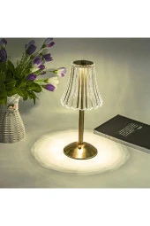 BY-LAMP İskandinav Tarzı Kristal Masa Lambası Dokunmatik 3 Işık Rengi Dim Edilebilir - 1