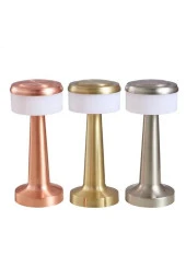 BY-LAMP Gold Masa Lambası Dokunmatik 3 Işık Rengi Dim Edilebilir - 3