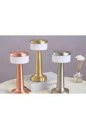 BY-LAMP Gold Masa Lambası Dokunmatik 3 Işık Rengi Dim Edilebilir - 2