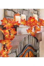 BY-LAMP Sonbahar Yaprakları Süsleme Işıkları thumbnail 4