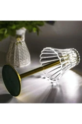 BY-LAMP İskandinav Tarzı Kristal Masa Lambası Dokunmatik 3 Işık Rengi Dim Edilebilir - 2