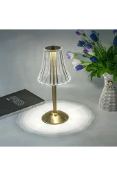 BY-LAMP İskandinav Tarzı Kristal Masa Lambası Dokunmatik 3 Işık Rengi Dim Edilebilir - 3