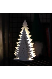 BY-LAMP Led Işıklı Üçlü Çam Yılbaşı Dekoru thumbnail 2