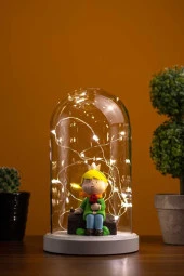 BY-LAMP Küçük Prens Led Işıklı Lamba Çocuk Hediyesi Le Petit Prince Figürlü Gece Lambası thumbnail 2