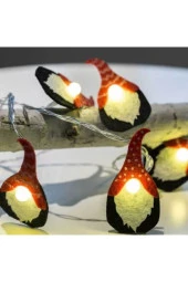 BY-LAMP Yılbaşı Ağacı Süsleme Led Işıklı Cüceler New Year Yeni Yıl Hediyesi Led Işık Zinciri - 1