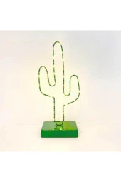 BY-LAMP Peri Ledli Metal Kaktüs Masa Üstü Dekor thumbnail 2
