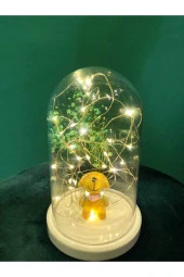 BY-LAMP Işıklı Fularlı Köpek Figürlü Lamba Köpek Sevenlere Hediye Gece Lambası thumbnail 1