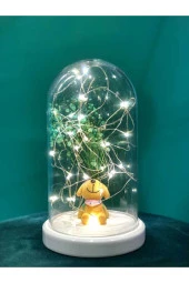 BY-LAMP Işıklı Fularlı Köpek Figürlü Lamba Köpek Sevenlere Hediye Gece Lambası thumbnail 2