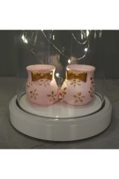 BY-LAMP Yeni Doğan Bebeğe Hediye Pembe Bebek Patiği Figürlü Lamba thumbnail 2