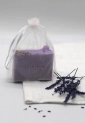 Tardan Doğal El Yapımı Dekoratif Banyo ve El Sabunu - Lavanta Kokulu - 1