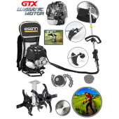 Eisenn Germany Esx-900 Turbo 20 Hp Sırt Tipi Çim Ot Çalı Biçme Tırpanı + Akrobat Çapa Aparatı - 3