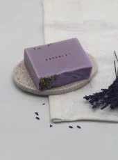 Tardan Doğal El Yapımı Dekoratif Banyo ve El Sabunu - Lavanta Kokulu - 2 Adet - 3