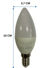 Osram 4,9W (40W) 2700K (Sarı Işık) E14 Duylu Led Ampul (2 Adet) thumbnail 4