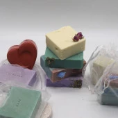 Tardan Doğal El Yapımı Dekoratif Banyo ve El Sabunu - Gül Kokulu - 3