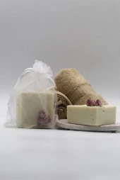 Tardan Doğal El Yapımı Dekoratif Banyo ve El Sabunu - Gül Kokulu - 2 Adet - 2