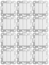 Viko Linnera Üçlü Anahtar Beyaz 90440068 (Çerçeve Dahil) (12 Adet) - 1