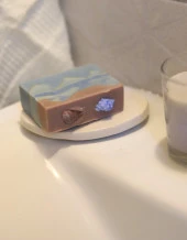 Tardan Doğal El Yapımı Dekoratif Banyo ve El Sabunu - Okyanus Kokulu- 2 Adet - 3