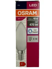 Osram 4,9W (40W) 6400K (Beyaz Işık) E14 Duylu Led Ampul (8 Adet) - 2