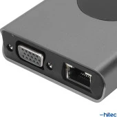 ScHitec 15in1 Hub Kablosuz Şarj/Type-C to 4K HDMI/UsbA 3.0/TF SD/VGA/3.5mm/AUX/PD/RJ45 Gigabit Ethernet Dönüştürücü Adaptör - 5