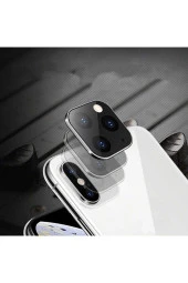 Uyumlu Iphone Xs- Iphone 11 Pro Uyumlu Kamera Lens Dönüştürücü-siyah Renk - 3
