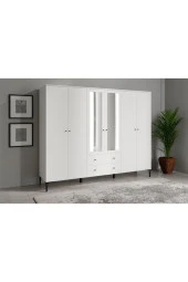 VENATTO Focus 6 Kapılı Aynalı Dolap (%100Mdf) - 1