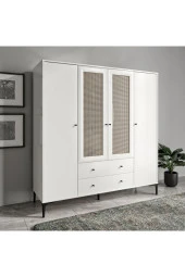 VENATTO Trio 4 Kapılı Dolap(%100Mdf) - 1