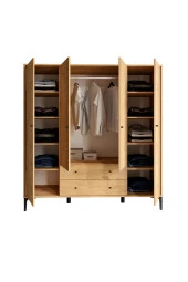 VENATTO Focus 4 Kapılı Dolap (Meşe) (%100Mdf) - 4