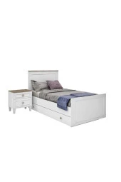 VENATTO Smart M Genç Odası - Smart L Genç Odası - Smart 2 Kapılı Dolap, Smart Çalışma Masası, Smart Komodin, Smart Yavrulu Karyola 90X190 (%100Mdf) - 5