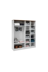 VENATTO Smart Xl Genç Odası - Smart 4 Kapılı Dolap, Smart Çalışma Masası, Smart Komodin, Smart Yavrulu Karyola 100X200 (%100Mdf) - 4