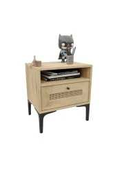 VENATTO Trio L Genç Odası Meşe - Trio 3 Kapılı Dolap, Trio Çalışma Masası, Trio Komodin, Trio Karyola 90X190 (%100Mdf) - 6