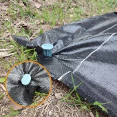 1,5x1,5 METRE AĞAÇ KORUMA ÖRTÜSÜ VE SABİTLEME ÇİVİSİ YER ÖRTÜSÜ YABANİ OT ENGELLEME PASPASI AĞAÇ DİBİ BEZİ SULZER KUMAŞ - 4