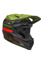 Full 9 Full Face Bisiklet Kaskı Green Orange Large - 2