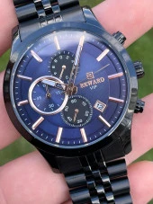 RA144760 Reward İyon Kaplama Kasa Çelik Kordon 3 Atm Suya Dayaknıklı Erkek Kol Saati thumbnail 4