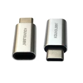 Lightning 8 pin dişi to type c erkek çevirici şarj adaptörü thumbnail 4