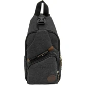 Lederax Usb Girişli Çift Taraf Askılı Göğüs Çantası Bodybag - 3