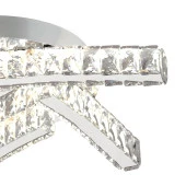 Apliqa LİYA BÜYÜK KROM KRİSTAL TAŞLI LED AVİZE thumbnail 4