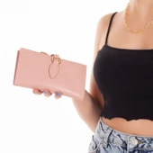 Lederax Telefon Bölmeli Soft Kadın Cüzdan thumbnail 1