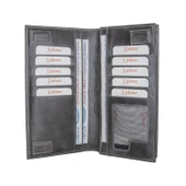 Lederax Eskitme Hakiki Deri Mıknatıslı Telefon Bölmeli Portföy Cüzdan thumbnail 7