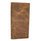 Lederax Eskitme Hakiki Deri Mıknatıslı Telefon Bölmeli Portföy Cüzdan thumbnail 8