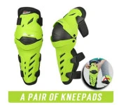 Forte Gt 800962 Mafsallı Motorsiklet Dizlik Darbelere Karşı Dayanıklı Koruma Yeşil - 2