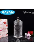 Diamond 33 Cm Ayaklı Noktalı Fanus Şekerlik Royaleks-82638 - 1