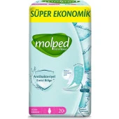 Molped Antibakteriyel Hijyenik Ped Uzun 80 Adet Süper Ekonomik Pk (4PK*20) - 2