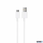 Winex Samsung Galaxy Z Flip 5 İle Uyumlu 3A 45W UsbA to Type-C 3Metre Data ve Hızlı Şarj Kablosu - 3